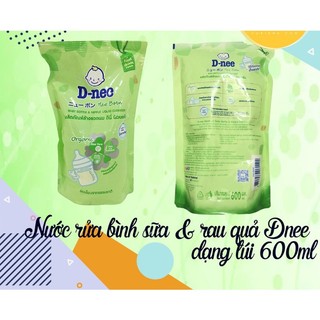 🍼 ✔️ Nước rửa bình sữa D-nee Organic 600 ML