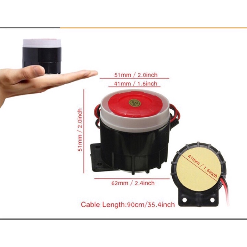 Còi hú báo động công suất lớn 12v 120db