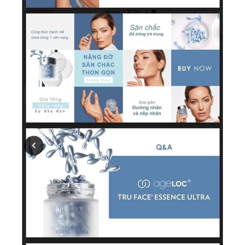 Viên Ageloc Trueface Essence Ultra Nuskin - xóa nhăn, nâng cơ và chống lão hóa da thần thánh | BigBuy360 - bigbuy360.vn