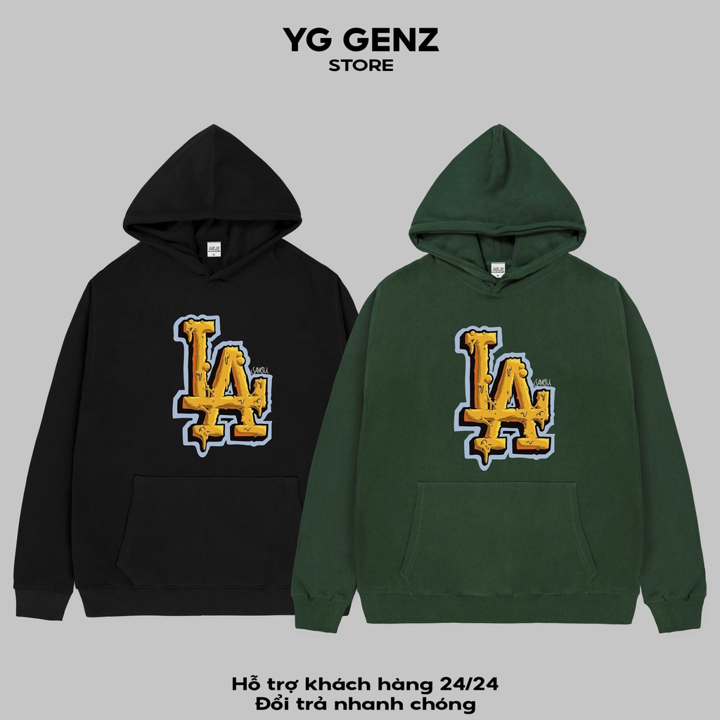 Áo nỉ hoodie MLB LA chảy yggenz shop , áo nỉ bông unisex nam nữ