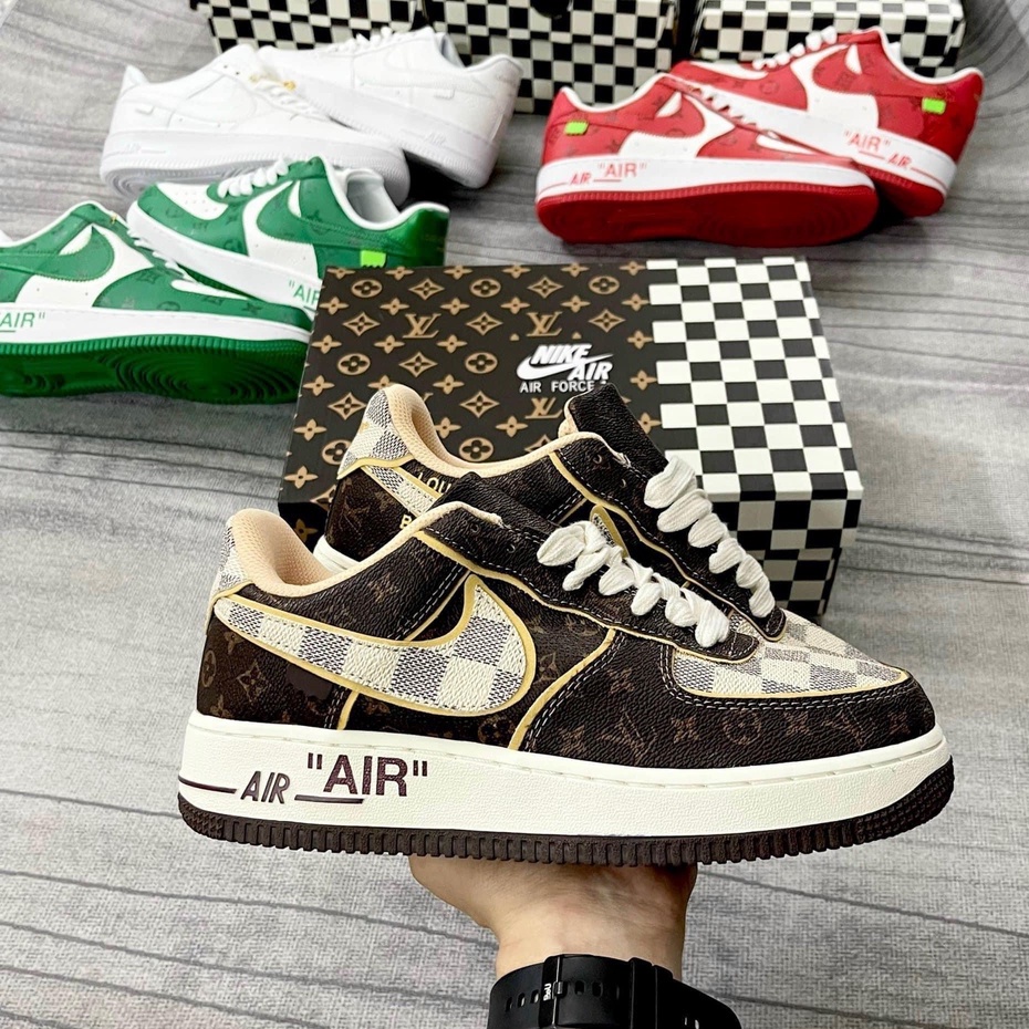 Giày Nike_LV AF1, Giày Air Force 1 LV 2 Phiên Bản Màu Sắc Nam Nữ Thể Thao Thời Trang Hàng Cao Cấp Full Box hot 2022-nt