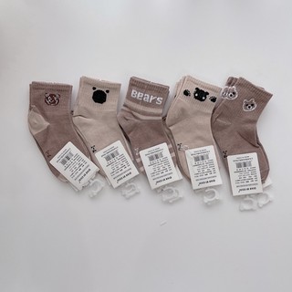 Tất gấu tông nâu hàn quốc - ảnh shop chụp 📸
