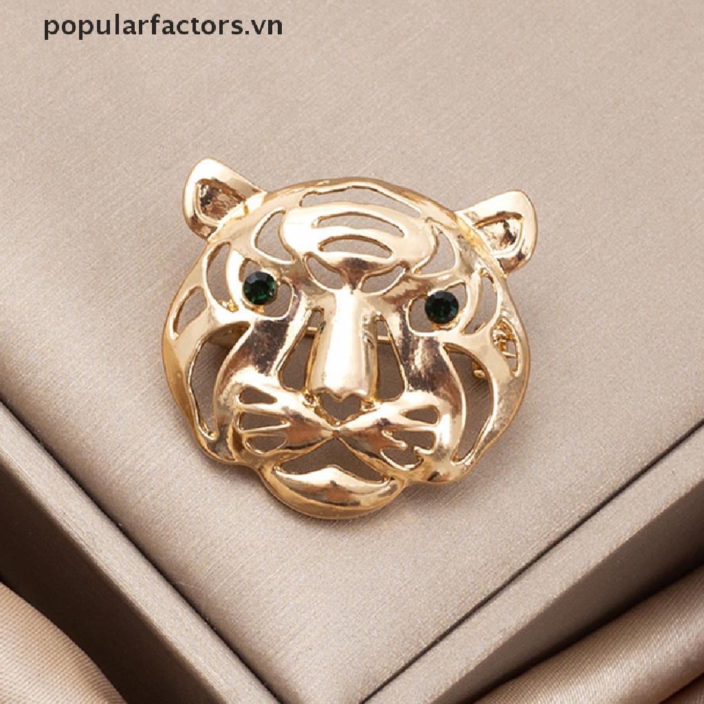 Ghim Cài Áo Hình Đầu Hổ / Cú / Báo Thời Trang Cho Nữ