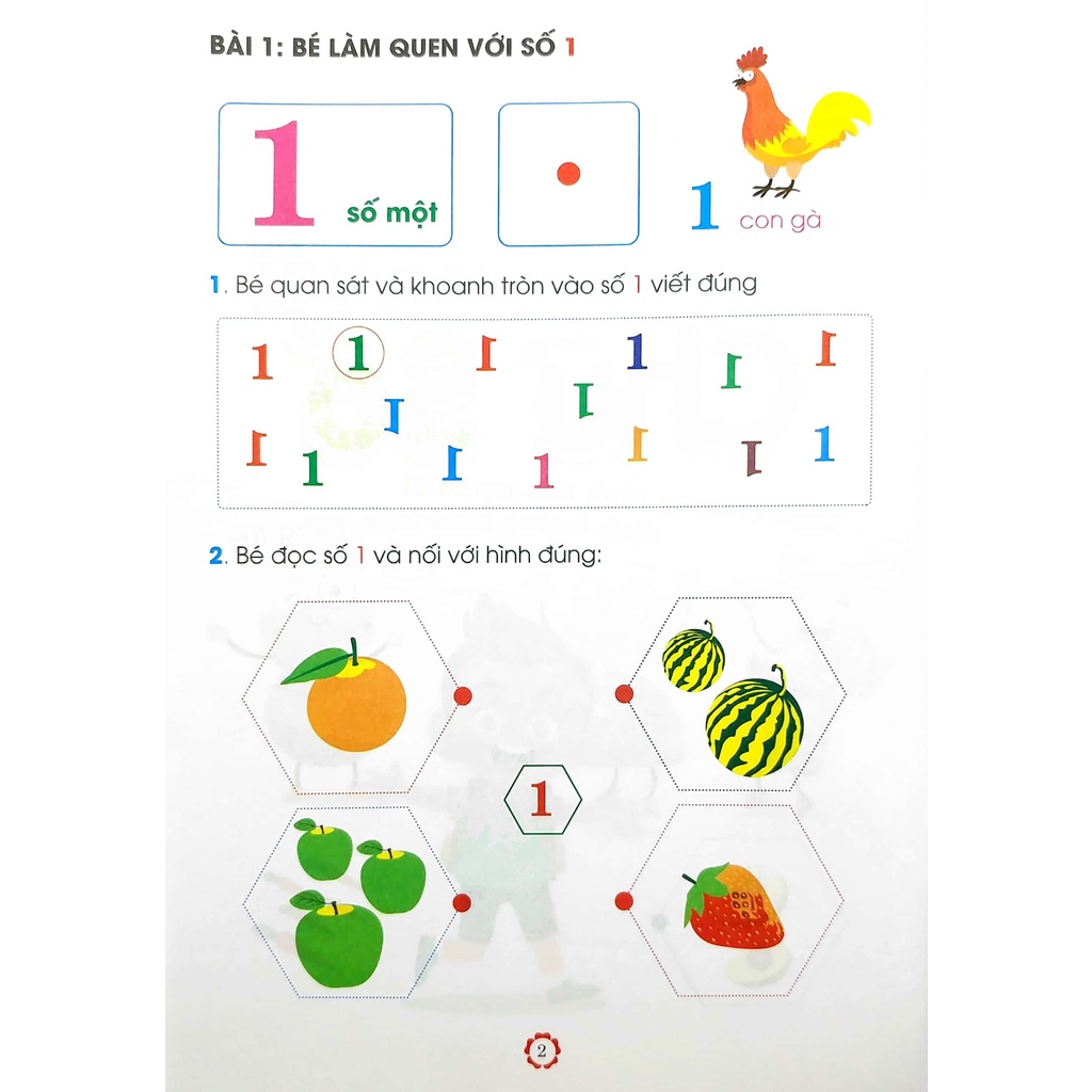 Sách Chuẩn Bị Cho Bé Vào Lớp 1 - Bé Làm Quen Với Chữ Số