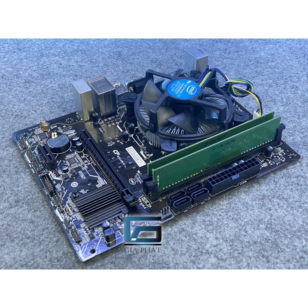 Combo Main Chip Ram H310 Colorful I3 9100F 8GB 2400 - Bảo hành 12T  - giá thợ kỹ thuật 8G Mỹ H310m-e