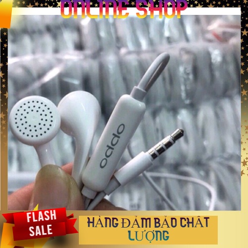 Tai nghe Oppo Zin Chính Hãng - Xài được cho tất cả các dòng điện thoại jack 3.5mm