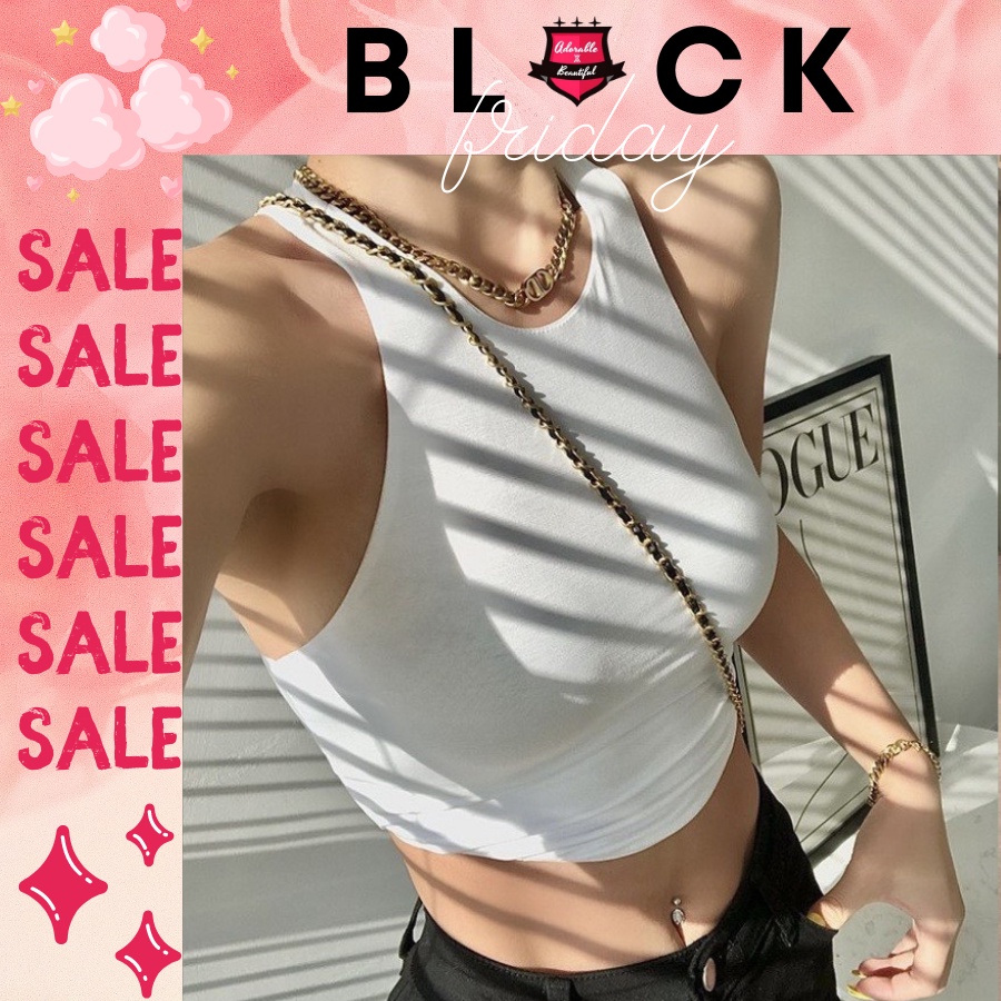 Áo Top 3 Lỗ Thun Lạnh Trơn 2 Lớp Body, Áo Ba Lỗ Form Ôm Phong Cách Basic Hot Trend 2022