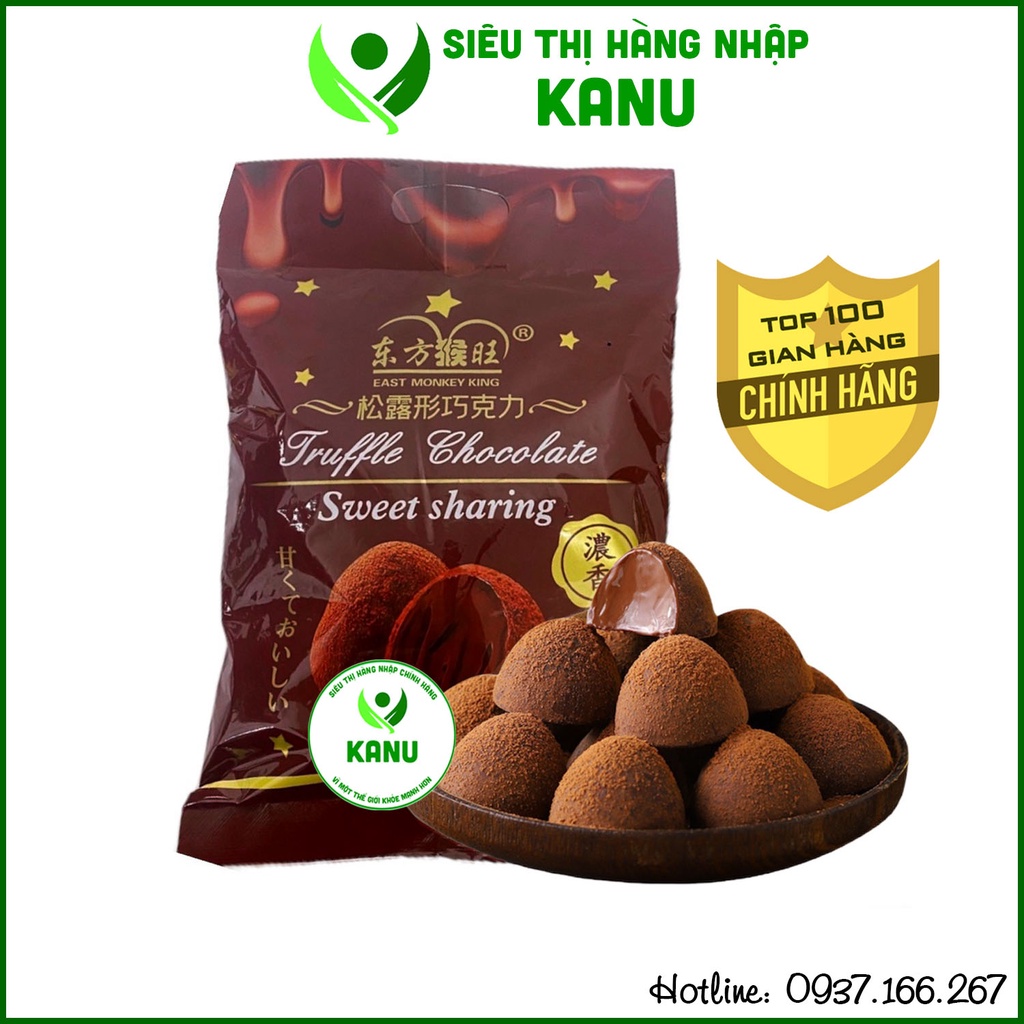 Socola tươi nama Truffle Chocolate Sweet Sharing, đồ ăn vặt sô cô la đen ngon rẻ Sài Gòn