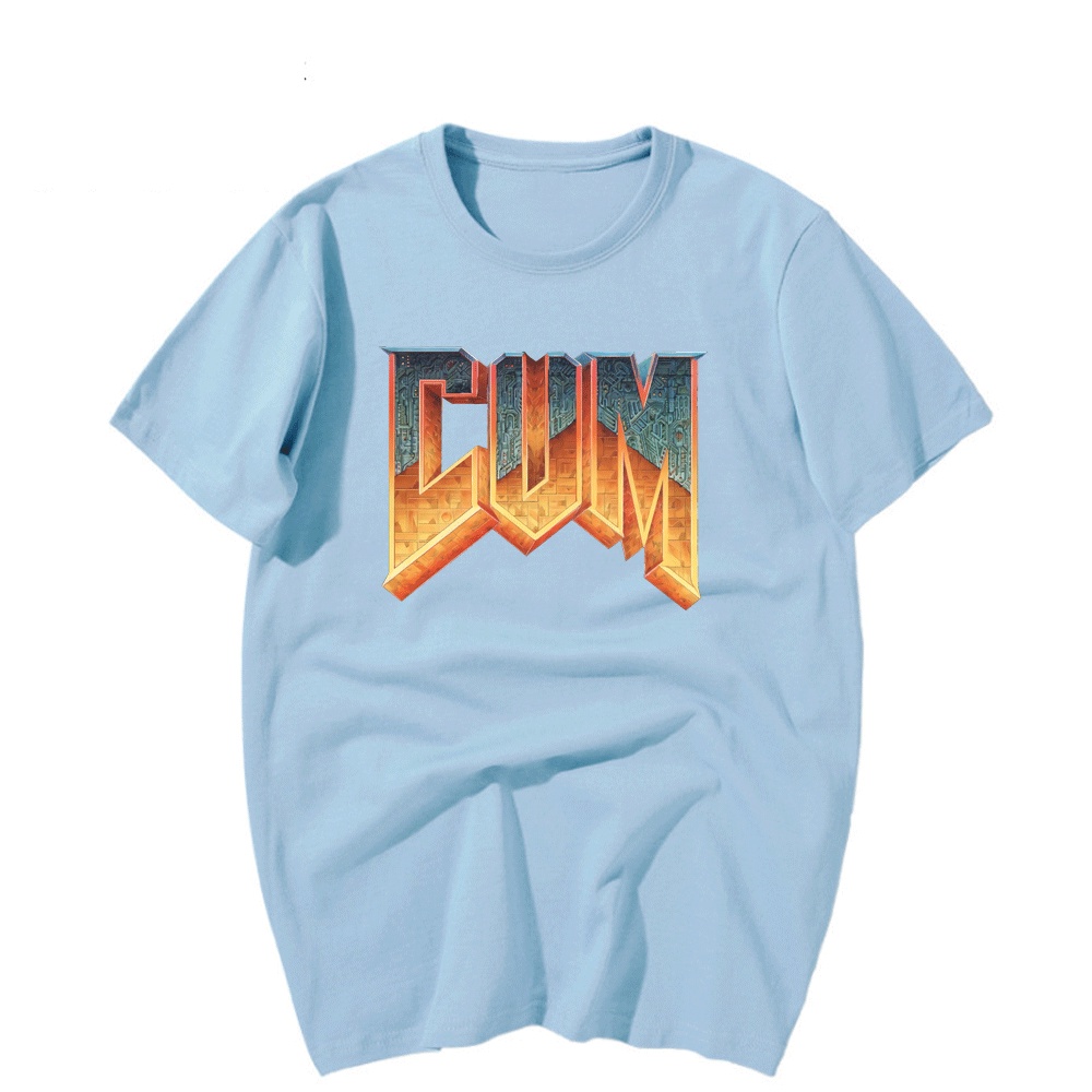 Áo Thun cotton 0 Cổ In Chữ Thời Trang Nam