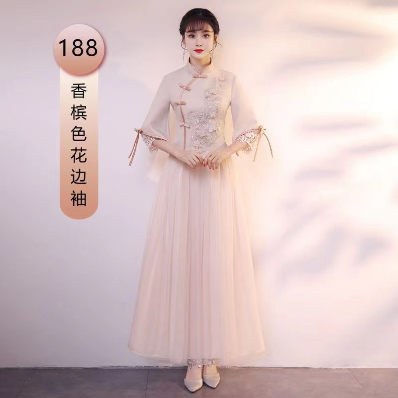 Đầm Sườn Xám plus size S-4XL Phong Cách Trung Hoa