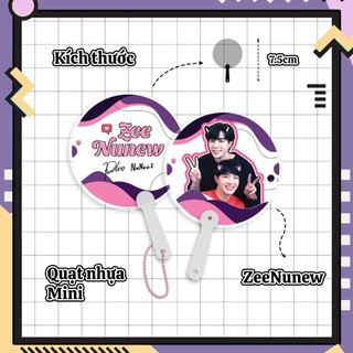 Quạt tròn Mini Cặp đôi ZeeNunew 7.5cm siêu cute