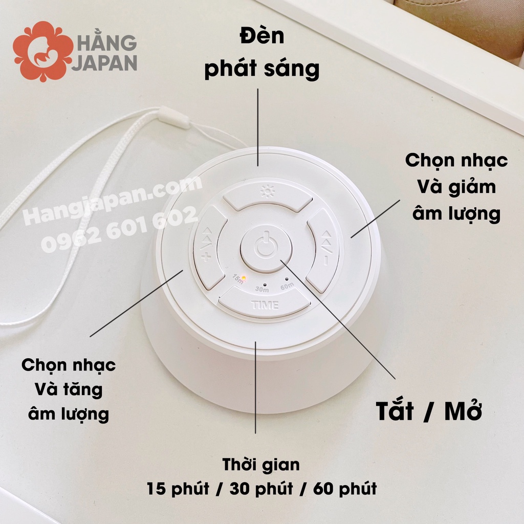 Máy tạo tiếng ồn while noise máy tạo tiếng ru giúp bé ngủ ngon, sâu giấc - ảnh sản phẩm 8