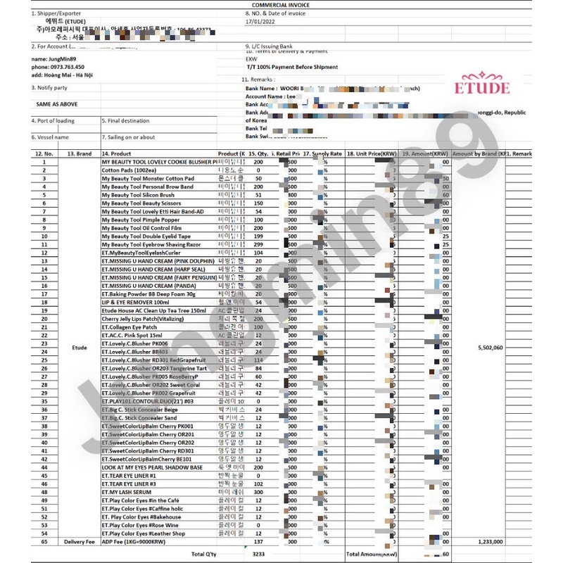 Kem Dưỡng Da Tay ETUDE Missing U Hand Cream 30ml