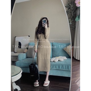 Váy len thừng mũ hàng qcl1