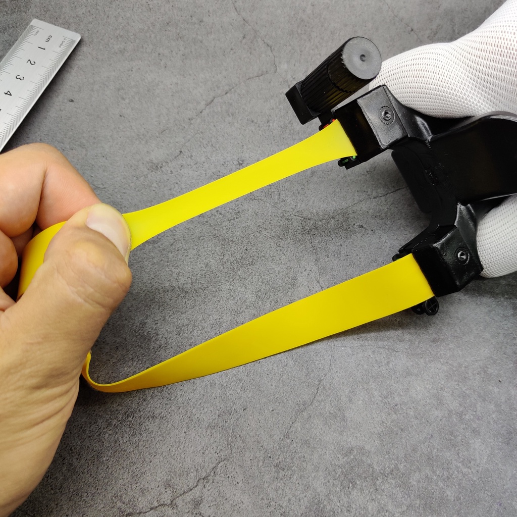 Ná Cao Su Cao Cấp Giá Rẻ, Ná Vô Song Nhựa Đen ABS Chạc 8 Chắc Chắn An Toàn - Tăng Laze Siêu Sáng và Dây Thun Ná