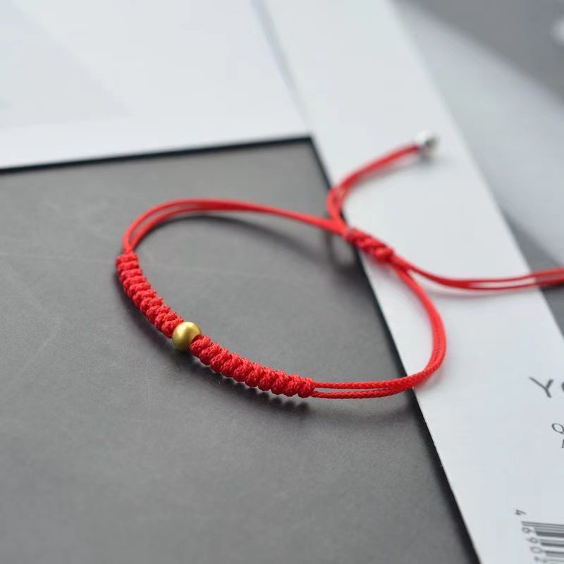 Vòng Đeo Tay. Vòng Tay Dây Bện Đính Hạt Mạ Vàng 14K Làm Quà Tặng Cho Bạn Thân