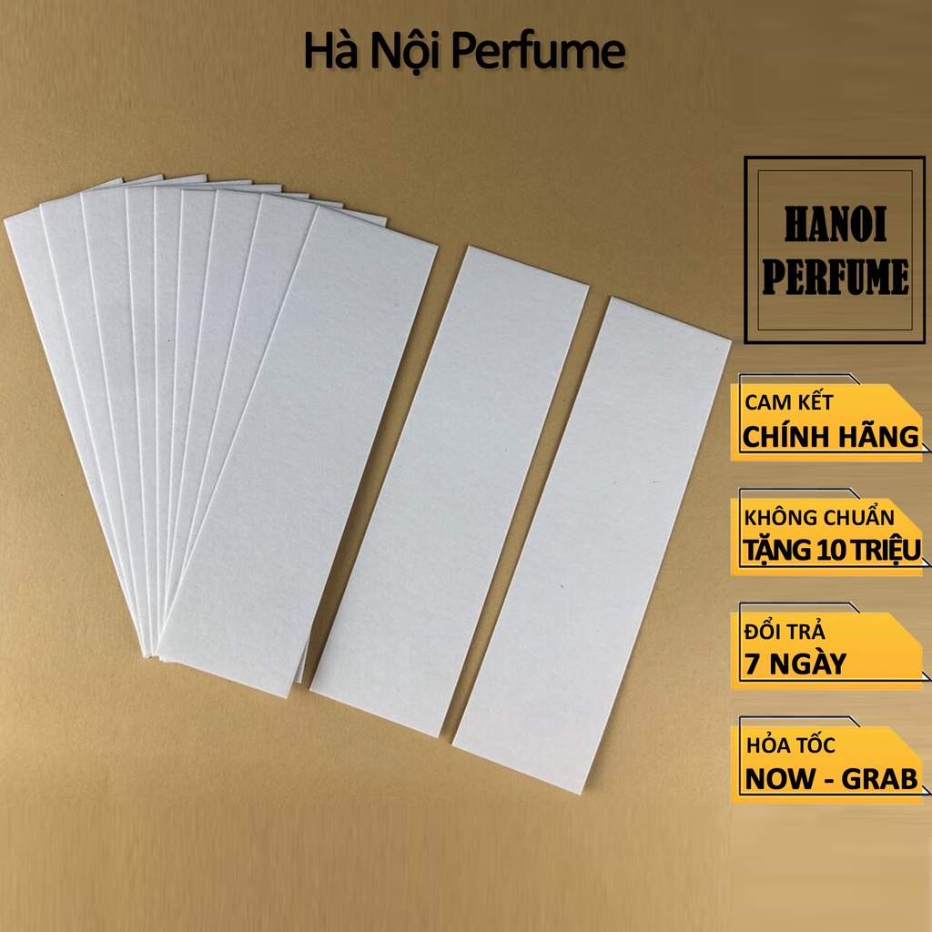 Giấy thử mùi hương nước hoa màu trắng trơn