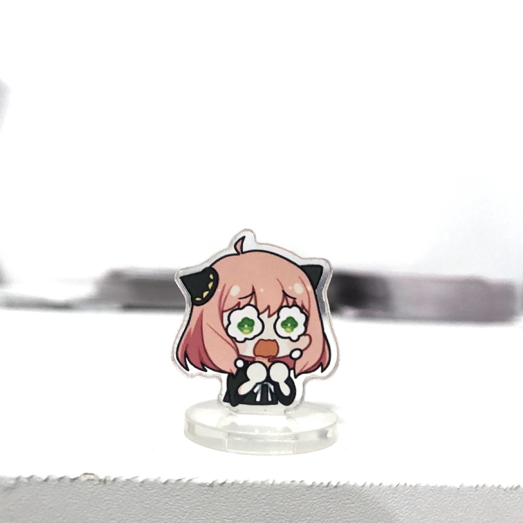 Giá Đỡ Đồ trang trí Nhân Vật ST1 Spyxfamily Mini Dễ Thương Dùng Trang Trí