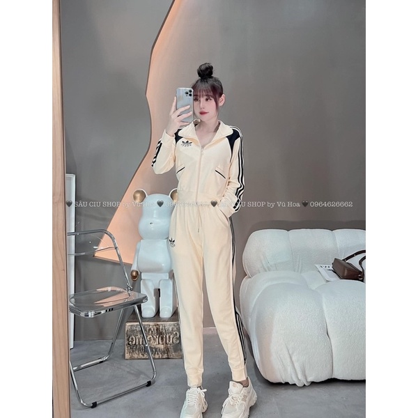 [ 𝐅𝐑𝐄𝐄 𝐒𝐇𝐈𝐏 ] Bộ thể thao Addd phối  Túi chạy viền 2 bên  Hoa tiết thêu nổi  Chay rot sịn đét  Chất umi chính