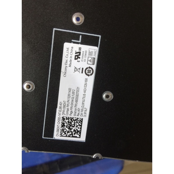 Thay nút + xương bản phím laptop dell 5584