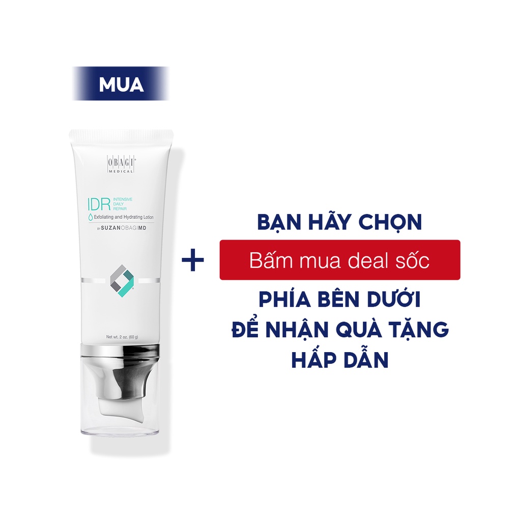 Lotion dưỡng ẩm và tẩy tế bào chết SUZANOBAGIMD Intensive Daily Repair (IDR) 60g