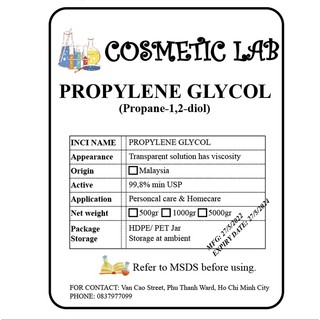 Propylene glycol, propane-1,2-diol