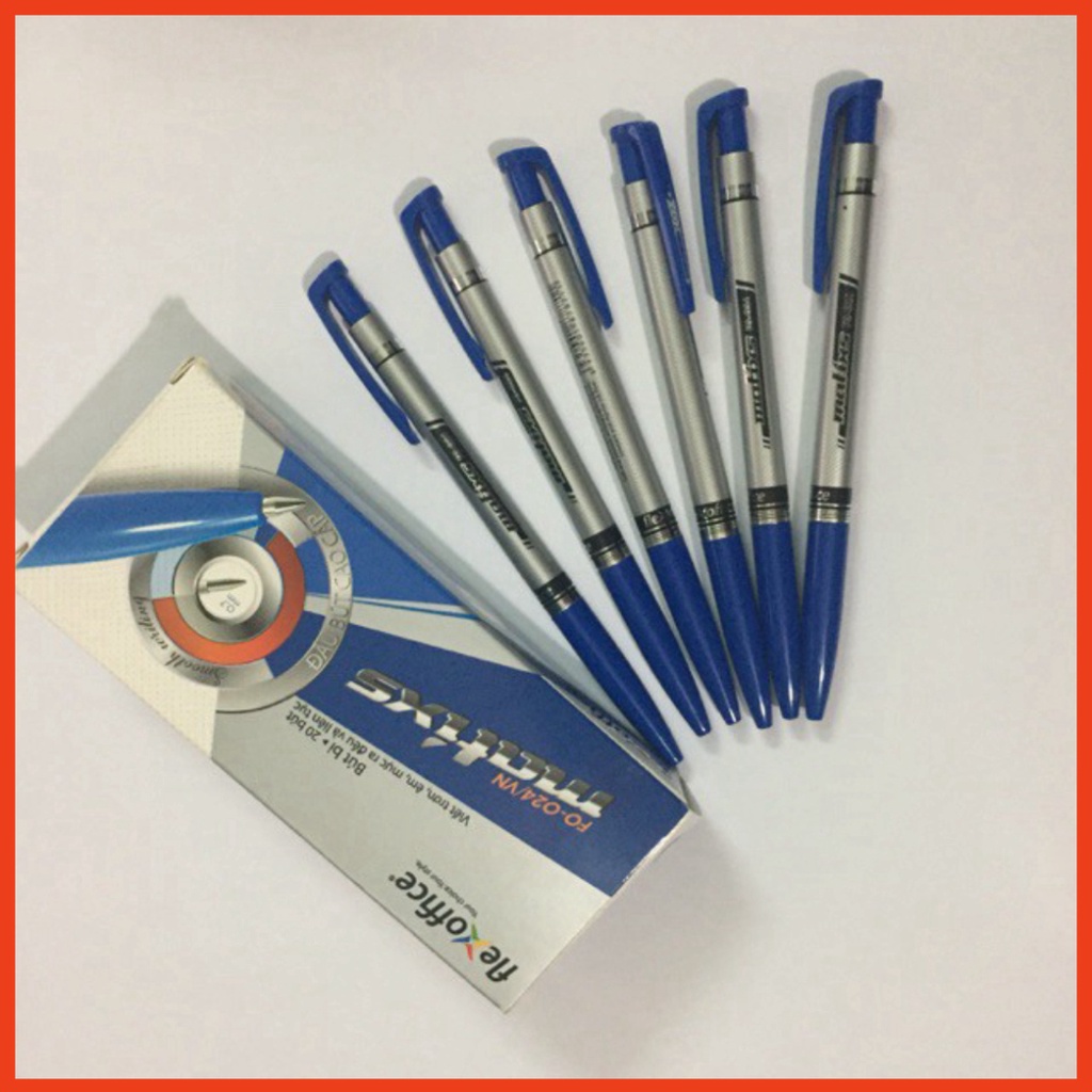 1 hộp bút bi ngòi to 0.7mm Thiên Long Flexoffice FO-024