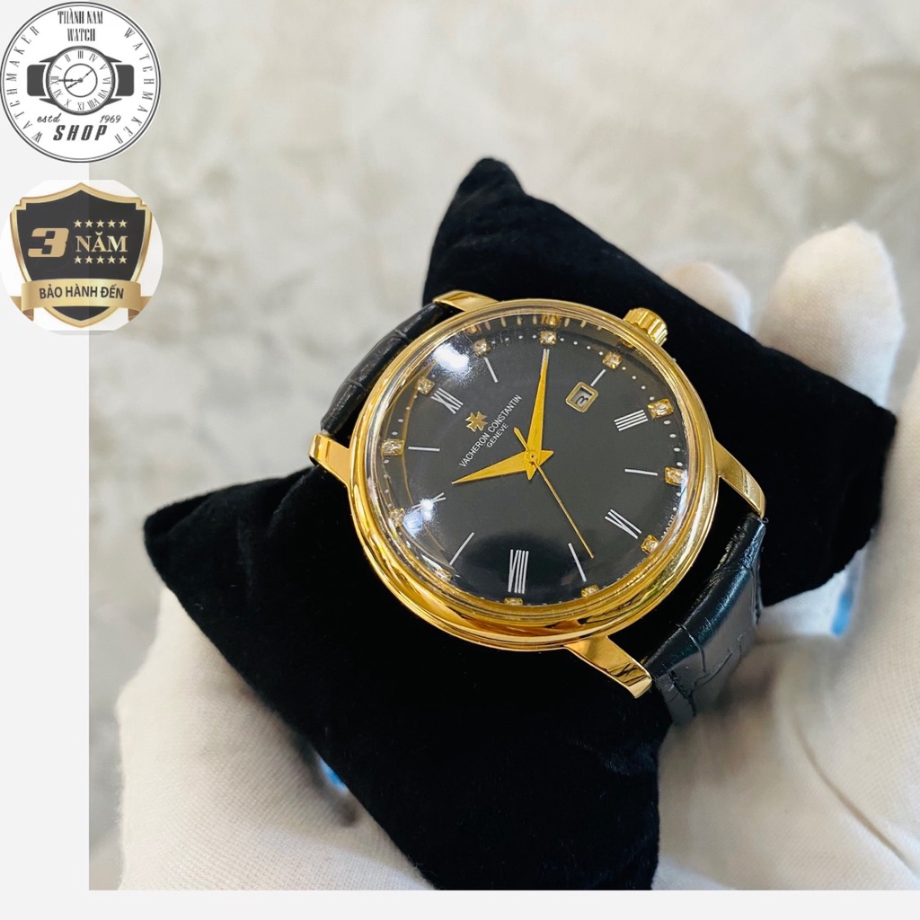 Đồng Hồ Nam Patek Philippe Đồng hồ Nam PTPL01 Dây da cao cấp, Full hộp, Mặt Sapphire chống xước, chống nước thẻ bảo hành