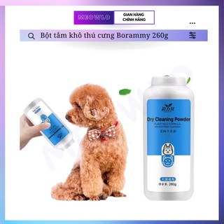 Sữa tắm khô cho mèo Bột tắm khô Borammy dành cho chó mèo