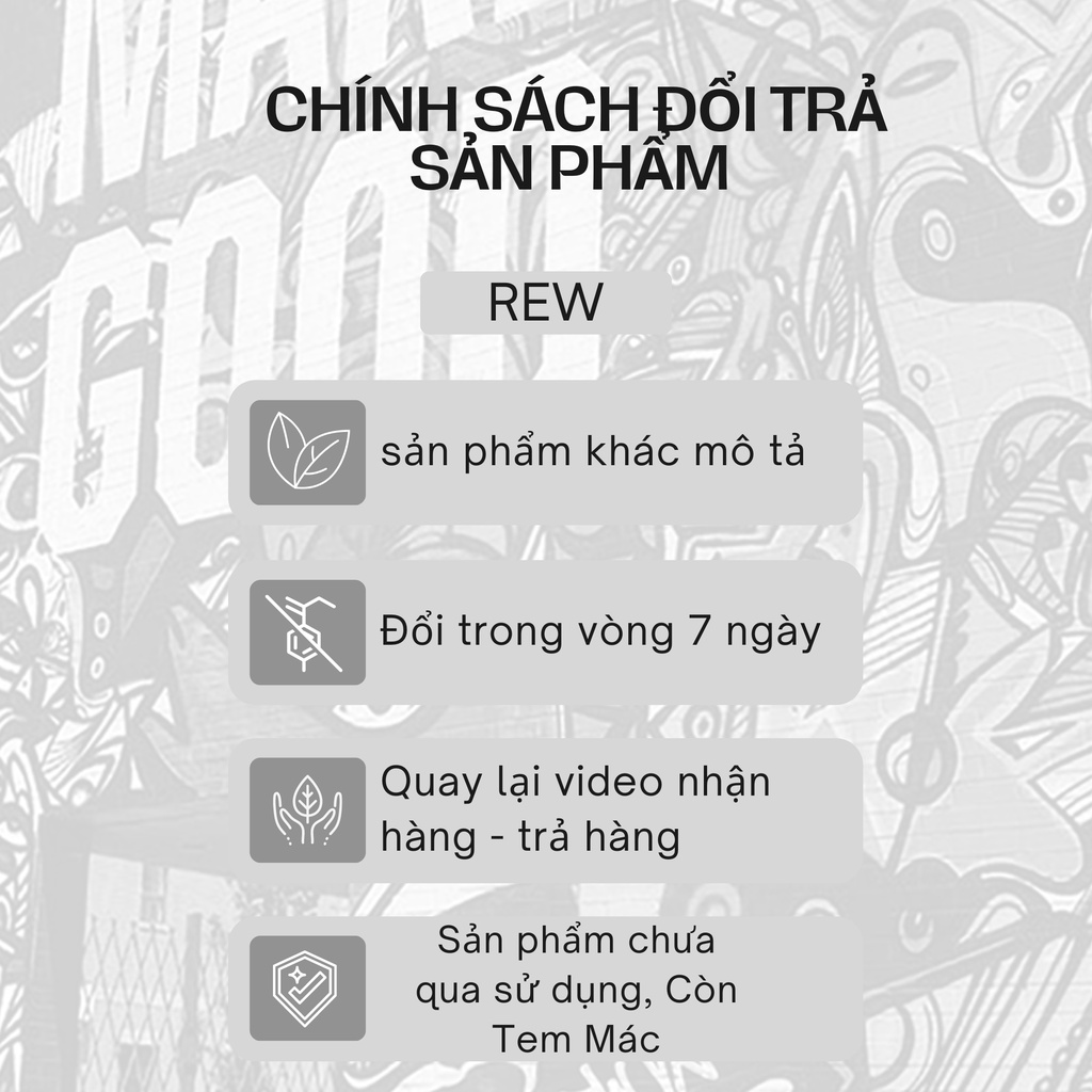 Áo thun REW basic form dáng rộng Unisex TS01