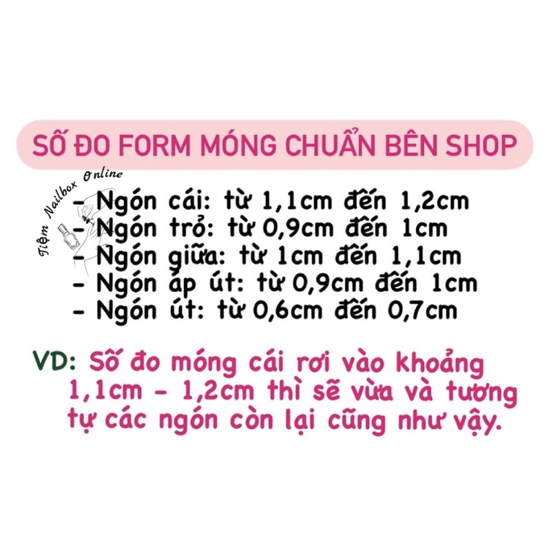 Nailbox thiết kế xinh - tiệm nailbox online