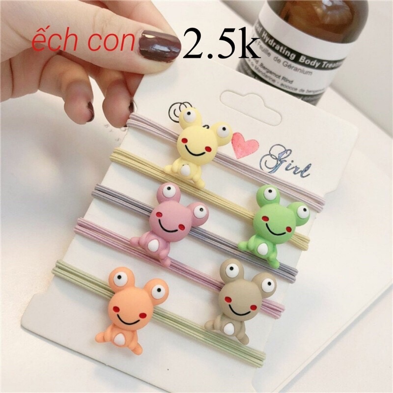 Cột tóc nữ nhiều hình siêu yêu