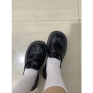 Giày Mary Jane ulzzang đế bằng quai xoắn