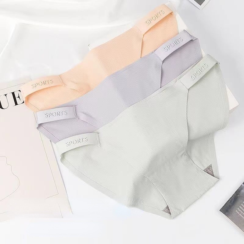 Quần Lót Lụa Mát Không Đường May Kháng Khuẩn Thoáng Khí Cho Nữ