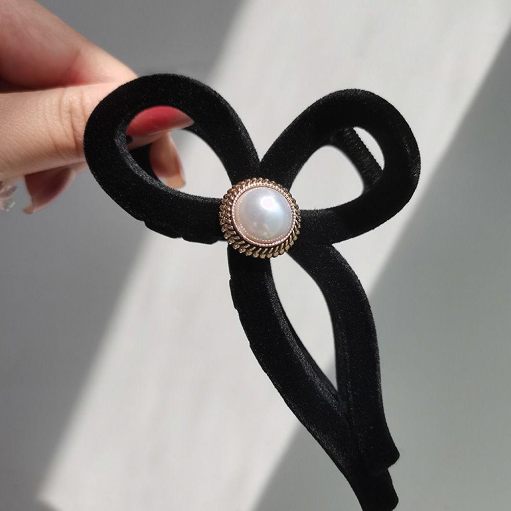 Kẹp Tóc Đuôi Ngựa Hình Nơ Phong Cách Hàn Quốc Ngọt Ngào Cho Nữ