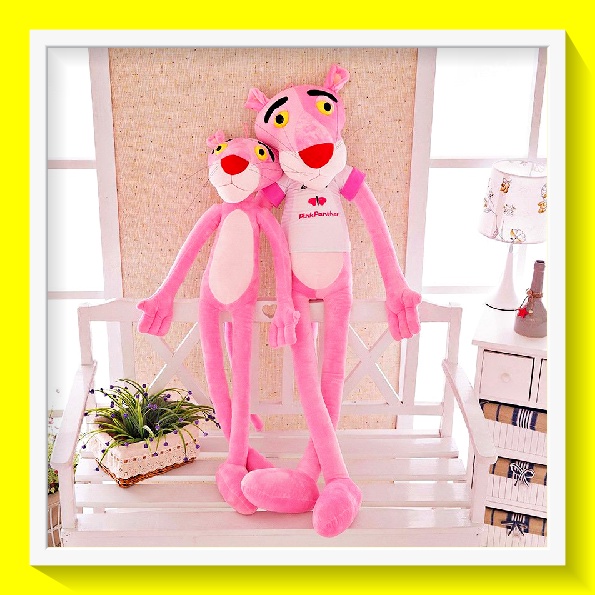 Thú Nhồi Bông Gấu Bông Báo Hồng Pink Panther Chất Liệu Cao Cấp Nhiều Size - K10