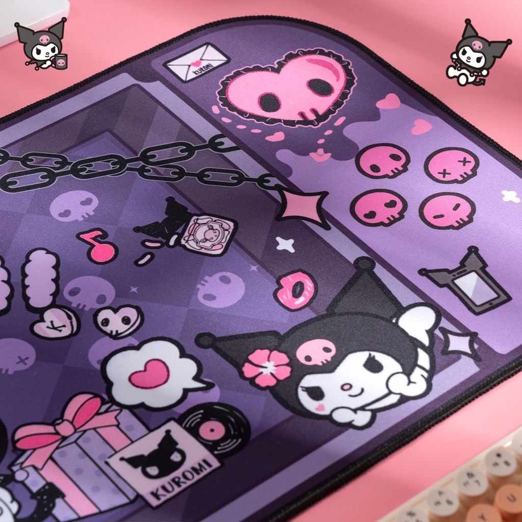 Tấm Lót Chuột Và Bàn Phím Chơi Game In Hình Kuromi Dễ Thương