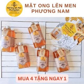 [Combo mua 4 tặng 1] Mật ong lên men Phương Nam tốt cho tiêu hóa, tăng cường đề kháng dung tích 350ml