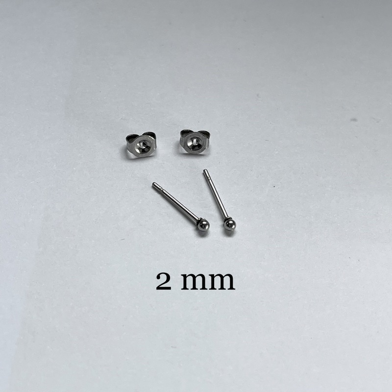 Bông Tai bi titan nam nữ / Madde