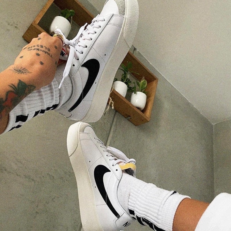 Giày Sneaker Nam Nike Blazer Low Vintage Nike Blazer Low '77 Vintage 'White Black'