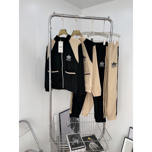 [ 𝐅𝐑𝐄𝐄 𝐒𝐇𝐈𝐏 ] Bộ thể thao Addd phối  Túi chạy viền 2 bên  Hoa tiết thêu nổi  Chay rot sịn đét  Chất umi chính