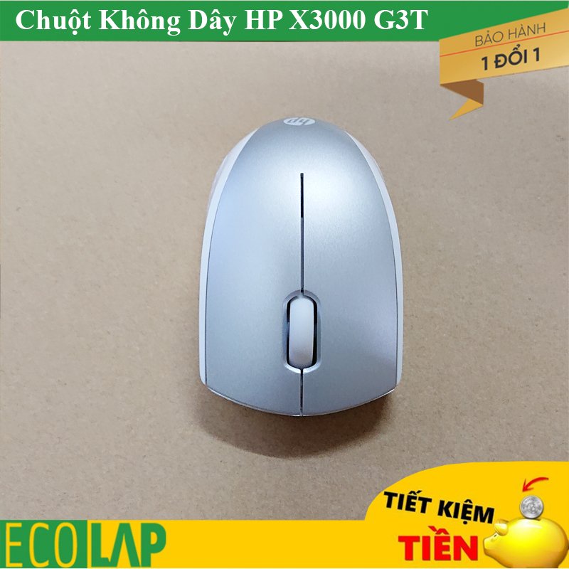 Chuột Không Dây HP X3000 G3T sử dụng được trên cả mặt kính + tặng kèm pin xịn
