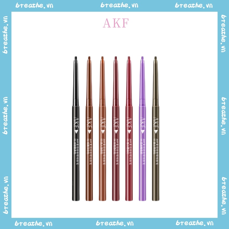 Bút Kẻ Mắt Dạng Gel Màu Nâu Siêu Mịn Lâu Trôi Chống Nước Chống Lem Hiệu Akf Dành Cho Bạn Nữ