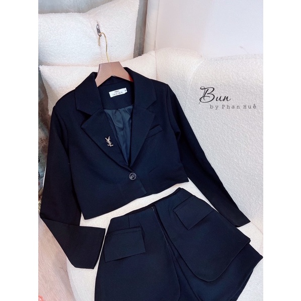 Set áo vest & chân váy xinh