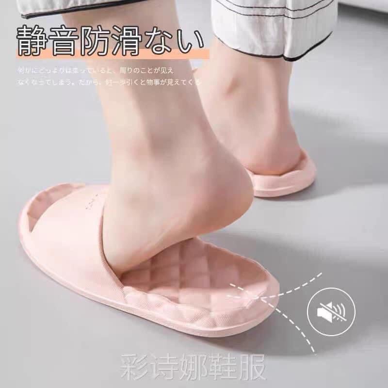 Dép đi trong nhà êm chân giúp matxa chân khi sử dụng, nhiều màu sắc trẻ trung