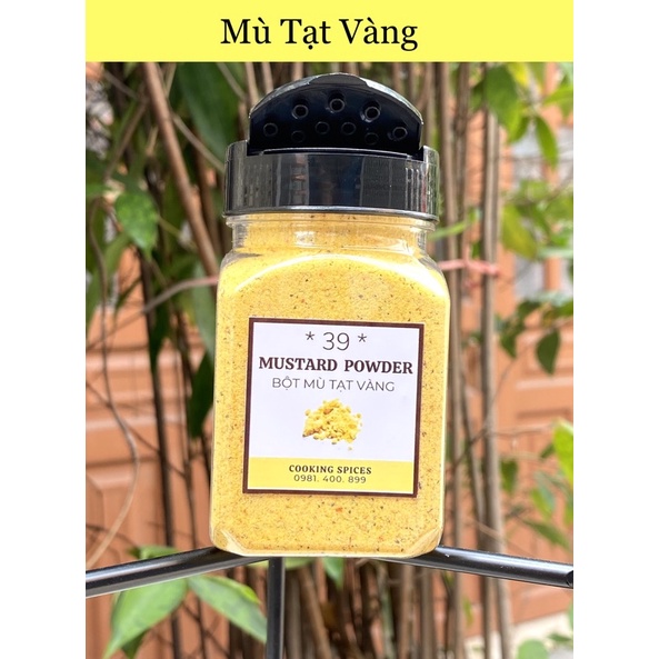 Bột Mù Tạt Vàng  loại ngon. Hũ dùng tiện lợi.