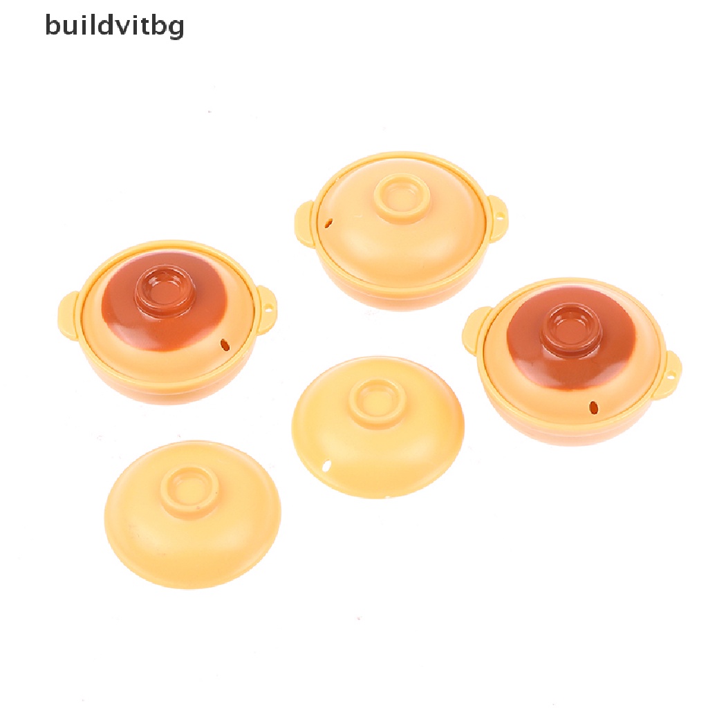 Bộ 2 Nồi Chảo Mini Dùng Cho Nhà Búp Bê Tỉ Lệ 1: 12