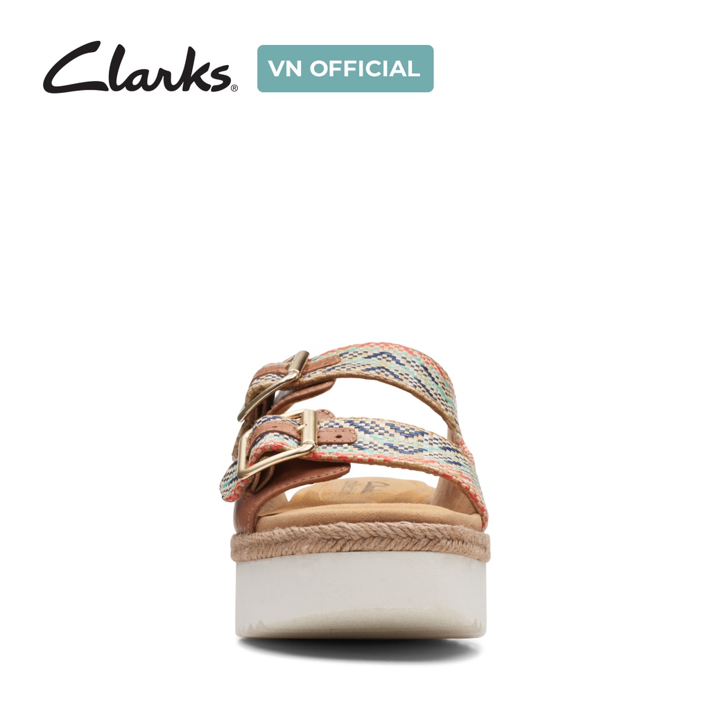 Dép Q Da Nữ Clarks Lana Beach màu Natural Tan