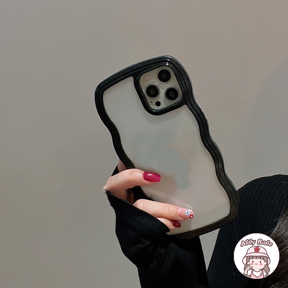 Ốp Điện Thoại TPU Mềm Mỏng Chống Sốc Họa Tiết Gợn Sóng Đơn Giản Cho IPhone 14 Pro Max 11 7Plus 13 12 11 Pro Max X XS XR