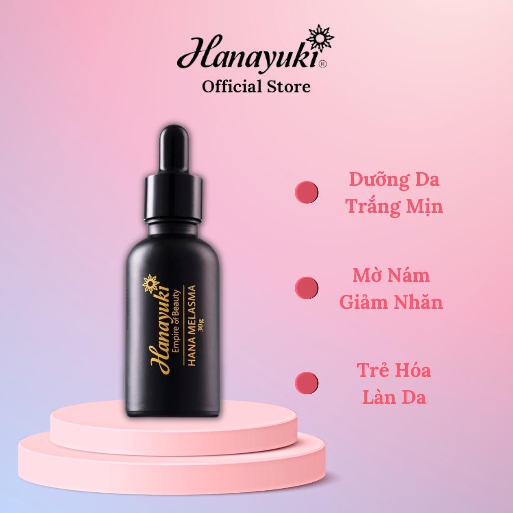 Serum Nám Hanayuki Melasma, Hana Melasma Serum Mờ Nám Tàn Nhang Hanayuki Chính Hãng 30g